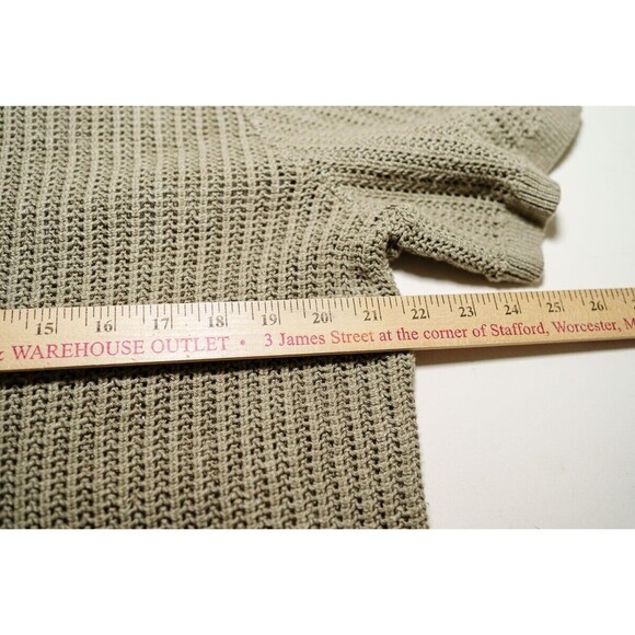 Abercrombie & Fitch womens M pullover tan sweater - Picture 5 of 7